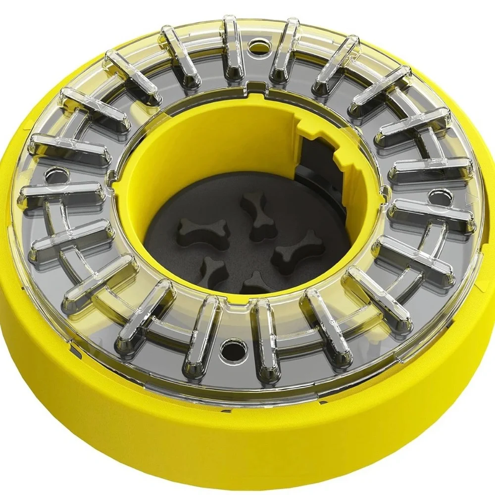 NWOT Dog Puzzle Toy Interactive Slow Feeder Treat Dispenser Rotating Brain Game